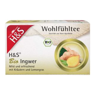 H&s Ingwer Filterbeutel 20X2.0 g von H&S Tee - Gesellschaft mbH & C PZN 06582405