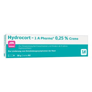 Hydrocort-1a Pharma 0,25% Creme 50 g von 1 A Pharma GmbH PZN 14236858