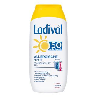 Ladival allergische Haut Gel Lsf 50+ 200 ml von STADA GmbH PZN 03520421