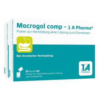 Macrogol comp-1A Pharma 2X50 stk von 1 A Pharma GmbH PZN 08100412