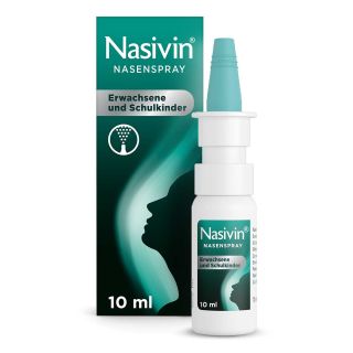Nasivin Nasenspray ohne Kons.Erw.u.Schulkinder 10 ml von Merck Selbstmedikation GmbH PZN 13246062