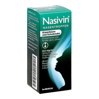 Nasivin Nasentropfen Erwachsene und Schulkinder 20 ml von Merck Selbstmedikation GmbH PZN 13246085