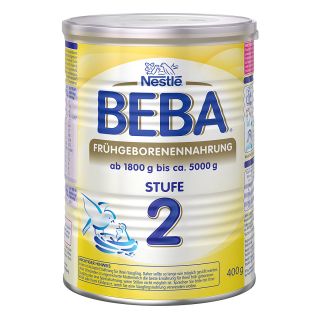 Nestle Beba Frühgeborenen Nahrung Stufe 2 400 g von NESTLE Nutrition GmbH PZN 09893413
