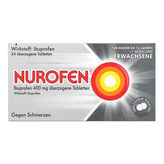 Nurofen Ibuprofen 400mg 24 stk von Reckitt Benckiser Deutschland PZN 08794436