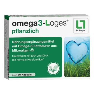 Omega3-loges pflanzlich Kapseln 60 stk von Dr. Loges + Co. GmbH PZN 13980419