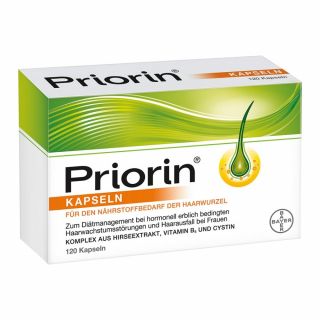 Priorin Neu Kapseln bei Haarausfall 120 stk von Bayer Vital GmbH PZN 04002065