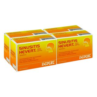 Sinusitis Hevert Sl Tabletten 4x100  von Hevert Arzneimittel GmbH & Co. PZN 08100284