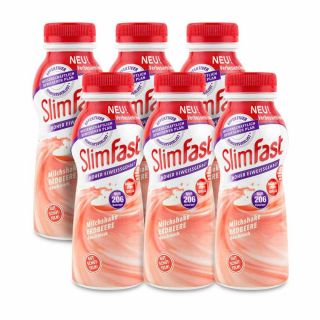 Slim Fast Fertigdrink Erdbeere 6X325 ml von ALLPHARM Vertriebs GmbH PZN 08130234