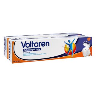 Voltaren Schmerzgel forte 23,2 mg/g 2x180 g von GlaxoSmithKline Consumer Healt PZN 08100760