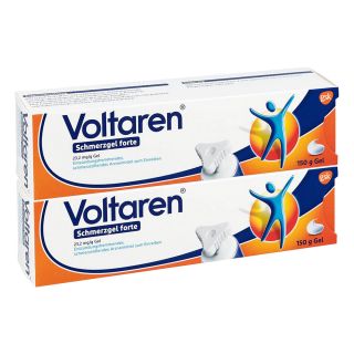Voltaren Schmerzgel forte 23,2mgg 2x150 g 300 g von GlaxoSmithKline Consumer Healt PZN 08100655