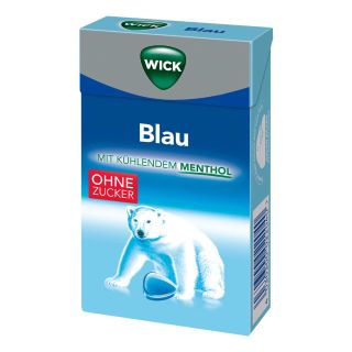 Wick Blau Menthol Bonbons ohne Zucker  Clickbox 46 g von DALLMANN & Co. Fabr.pharm.Präp PZN 12595346