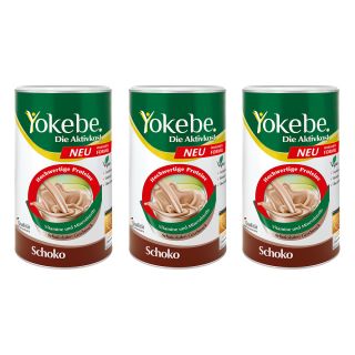 Yokebe Schoko Pulver 3X500 g von Naturwohl Pharma GmbH PZN 08100530