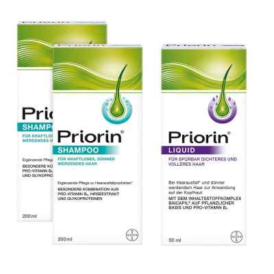 2x Priorin Shampoo Priorin Liquid Pumplösung 1 Pck von Bayer Vital GmbH PZN 08100082