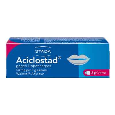 Aciclostad gegen Lippenherpes 50mg pro 1g 2 g von STADA GmbH PZN 06873114