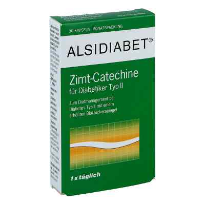 Alsidiabet Zimt Catechine für Diab.Typ Ii Kapseln 30 stk von Alsitan GmbH PZN 03896675
