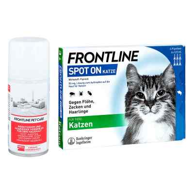 Anti-Floh Set für Katzen Frontline Spot on K veterinär Lösung 1 stk von Boehringer Ingelheim Vetmedica PZN 08100142
