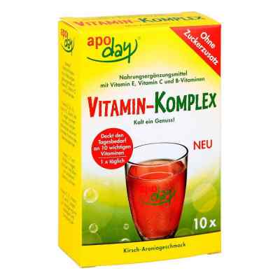 Apoday Vitamin-komplex Kirsch-aronia zuckerfr.Plv. 10X5 g von WEPA Apothekenbedarf GmbH & Co PZN 14002209