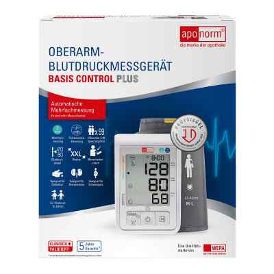 Aponorm Blutdr.messger.basis Control Plus Oberarm 1 stk von WEPA Apothekenbedarf GmbH & Co PZN 15204725