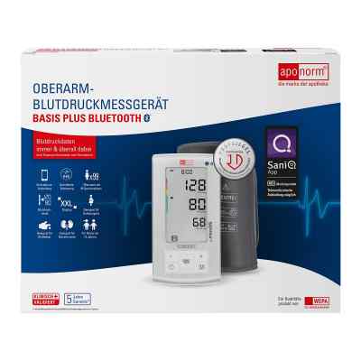 Aponorm Blutdruck Messgerät Basis Plus Bt Oberarm 1 stk von WEPA Apothekenbedarf GmbH & Co PZN 12393714