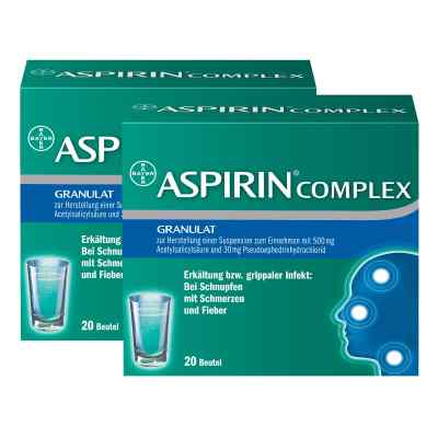 ASPIRIN COMPLEX 2x20 stk von Bayer Vital GmbH PZN 08100074