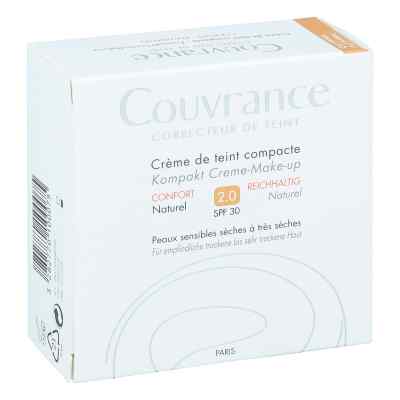 Avene Couvrance Kompakt Cr.-make-up reich.nat.2.0 10 g von PIERRE FABRE DERMO KOSMETIK Gm PZN 10942559