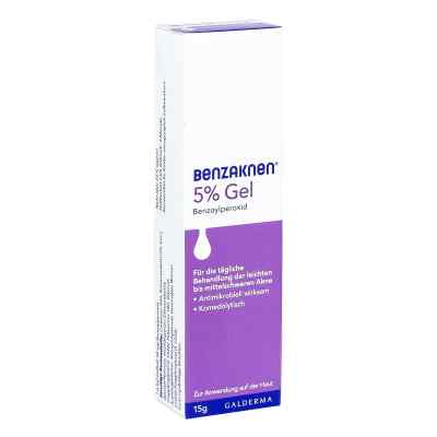 Benzaknen 5% Gel 15 g von Galderma Laboratorium GmbH PZN 15250547