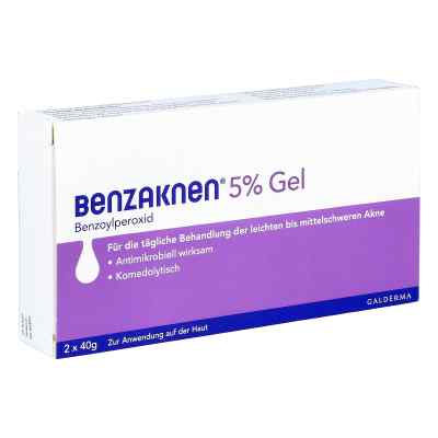 Benzaknen 5% Gel 2X40 g von Galderma Laboratorium GmbH PZN 15250576