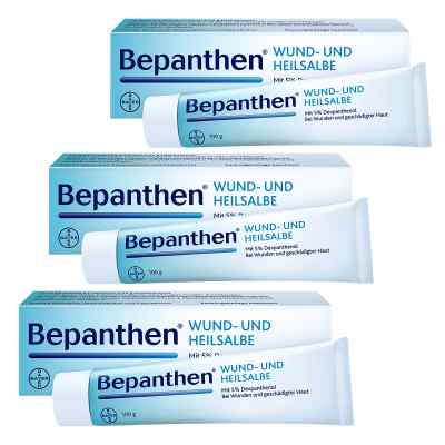 Bepanthen Wund- und Heilsalbe 3x100 g von Bayer Vital GmbH PZN 08100772