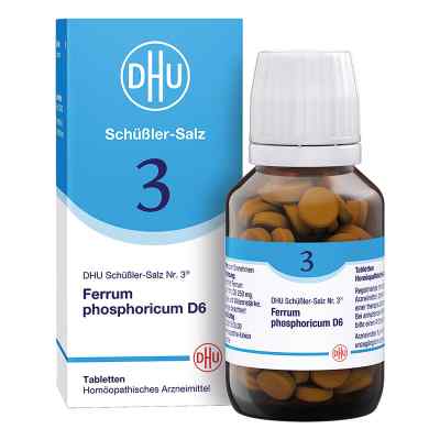Biochemie Dhu 3 Ferrum phosphorus D6 Tabletten 200 stk von DHU-Arzneimittel GmbH & Co. KG PZN 02580473