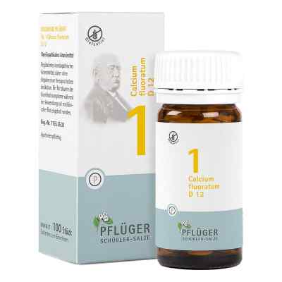Biochemie Pflüger 1 Calcium fluor.D 12 Tabletten 100 stk von A.Pflüger GmbH & Co. KG PZN 06318720