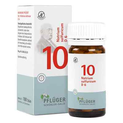 Biochemie Pflüger 10 Natrium Sulfur D6 Tabletten 100 stk von A.Pflüger GmbH & Co. KG PZN 06319671