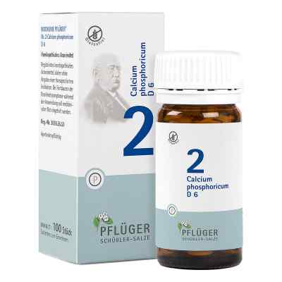 Biochemie Pflüger 2 Calcium phosphoricum D6 Tabletten 100 stk von A.Pflüger GmbH & Co. KG PZN 06318772
