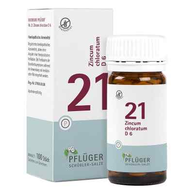 Biochemie Pflüger 21 Zincum chloratum D6 Tabletten 100 stk von A.Pflüger GmbH & Co. KG PZN 06322733