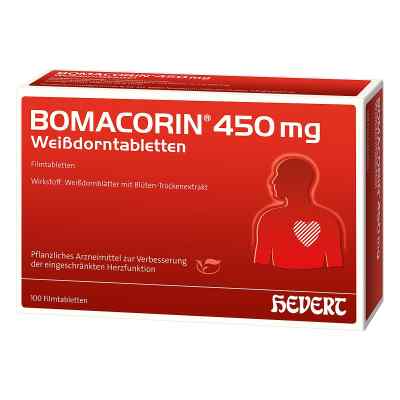 Bomacorin 450 mg Weissdorntabletten 100 stk von Hevert Arzneimittel GmbH & Co. PZN 13751587
