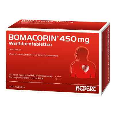 Bomacorin 450 mg Weissdorntabletten 200 stk von Hevert Arzneimittel GmbH & Co. PZN 13751601
