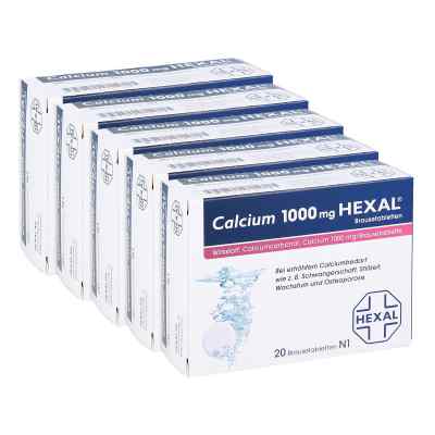 Calcium 1000mg HEXAL 5x20 stk von  PZN 08100247