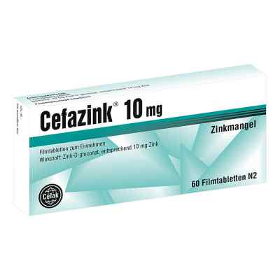 Cefazink 10mg 60 stk von Cefak KG PZN 10549282