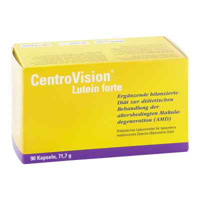 Centrovision Lutein forte Omega 3 Kapseln 90 stk von OmniVision GmbH PZN 06722875