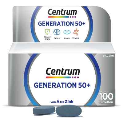 Centrum Generation 50+ Tabletten 100 stk von Pfizer Consumer Healthcare Gmb PZN 14170533