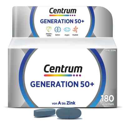 Centrum Generation 50+ Tabletten 180 stk von Pfizer Consumer Healthcare Gmb PZN 14170556