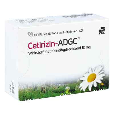 Cetirizin-ADGC 100 stk von KSK-Pharma Vertriebs AG PZN 02663704