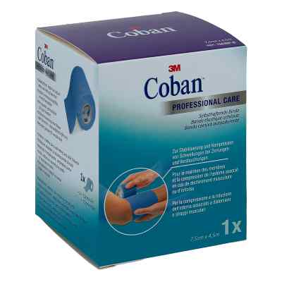 Coban Binde selbsthaftend 7,5 cmx4,5 m blau 1583np-b 1 stk von 3M Medica Zwnl.d.3M Deutschl.G PZN 13913736