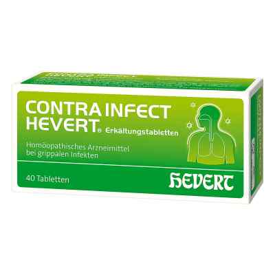 Contrainfect Hevert Erkältungstabletten 40 stk von Hevert Arzneimittel GmbH & Co. PZN 12855043