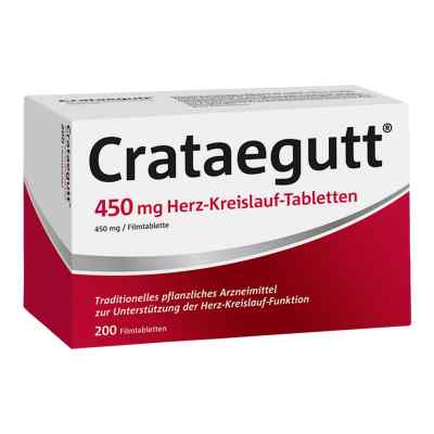 Crataegutt 450 mg Herz-kreislauf-tabletten 200 stk von Dr.Willmar Schwabe GmbH & Co.K PZN 14064541