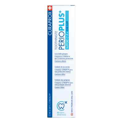 Curaprox Perio Plus+ Support Zahnpasta 75 ml von Curaden Germany GmbH PZN 15583898