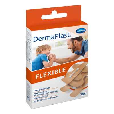 Dermaplast Flexible Fingerpflastermix 4 Grössen 16 stk von PAUL HARTMANN AG PZN 12654126