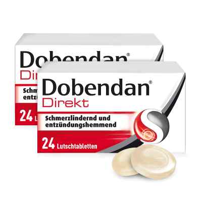 Dobendan Direkt Flurbiprofen 8,75 mg Lutschtabletten 2x24 stk von Reckitt Benckiser Deutschland PZN 08100050