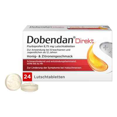 Dobendan Direkt Flurbiprofen 8,75mg 24 stk von Reckitt Benckiser Deutschland PZN 06866410