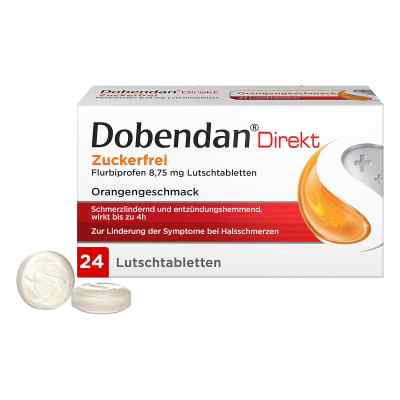 Dobendan Direkt zuckerfrei Flurbiprofen 8,75mg 24 stk von Reckitt Benckiser Deutschland PZN 10326895