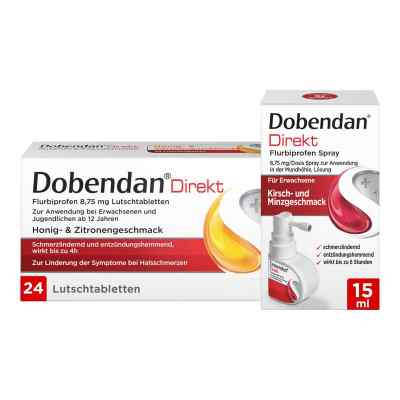 Dobendan Set gegen Halsschmerzen Tag/Nacht 1 stk von Reckitt Benckiser Deutschland PZN 08100449